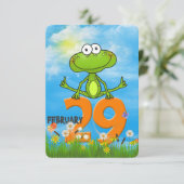 Geburtstagsfeier Einladung (Stehend Vorderseite)