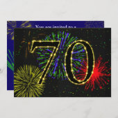 Geburtstagsfeier Einladung (Vorne/Hinten)