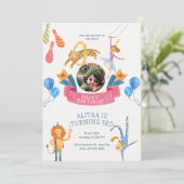 Geburtstagsfeier Einladung (Stehend Vorderseite)