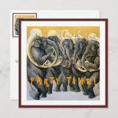 Geburtstagsfeier Einladung (Vorne/Hinten)