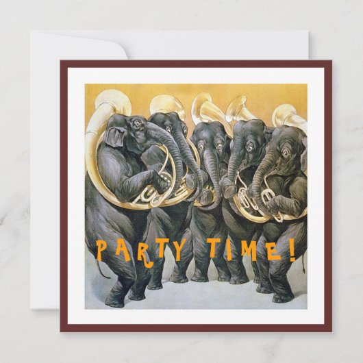 Geburtstagsfeier Einladung (Vorderseite)