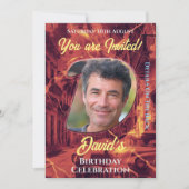 Geburtstagsfeier Einladung (Vorderseite)