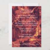 Geburtstagsfeier Einladung (Rückseite)