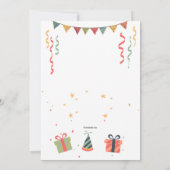 Geburtstagsfeier Einladung (Rückseite)