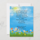 Geburtstagsfeier Einladung (Rückseite)