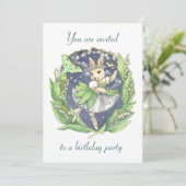 Geburtstagsfeier Einladung (Stehend Vorderseite)