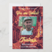 Geburtstagsfeier Einladung (Vorderseite)