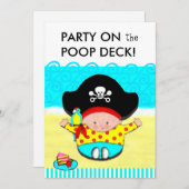 Geburtstagsfeier Einladung (Vorne/Hinten)