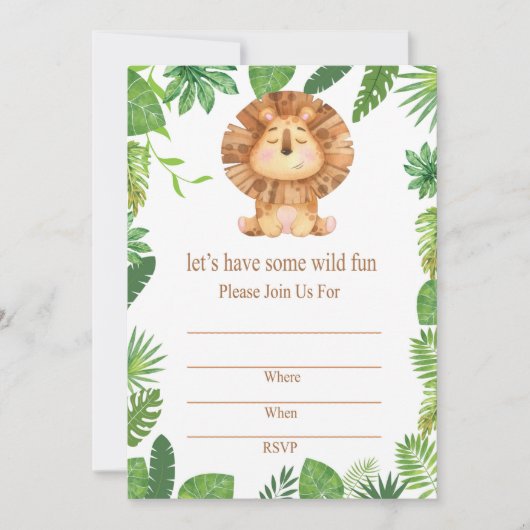 Geburtstagsfeier Einladung (Vorderseite)