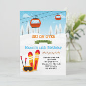 Geburtstagsfeier Einladung (Stehend Vorderseite)