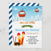 Geburtstagsfeier Einladung (Vorne/Hinten)