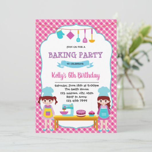 Geburtstagsfeier Einladung (Stehend Vorderseite)