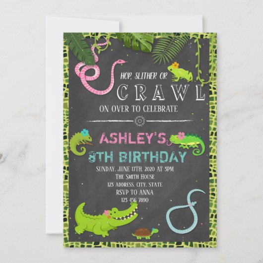 Geburtstagsfeier Einladung (Vorderseite)