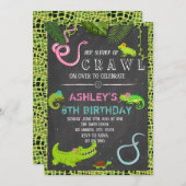 Geburtstagsfeier Einladung (Vorne/Hinten)