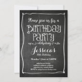 Geburtstagsfeier Einladung (Vorderseite)