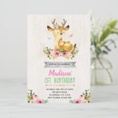 Geburtstagsfeier Einladung (Stehend Vorderseite)