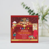 Geburtstagsfeier Einladung (Stehend Vorderseite)