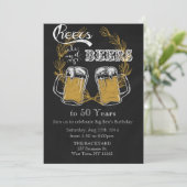 Geburtstagsfeier Einladung (Stehend Vorderseite)