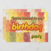 Geburtstagsfeier Einladung (Vorne/Hinten)