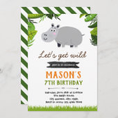 Geburtstagsfeier Einladung (Vorne/Hinten)