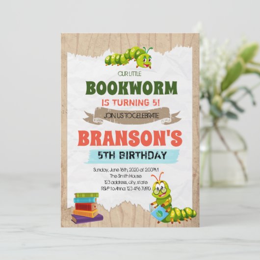 Geburtstagsfeier Einladung (Stehend Vorderseite)