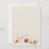 Geburtstagsfeier Einladung (Rückseite)