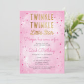 Geburtstagsfeier Einladung (Stehend Vorderseite)