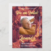 Geburtstagsfeier Einladung (Vorderseite)