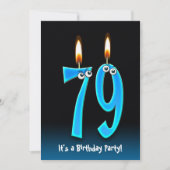 Geburtstagsfeier Einladung (Vorderseite)