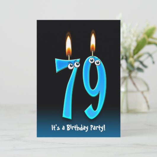 Geburtstagsfeier Einladung (Stehend Vorderseite)