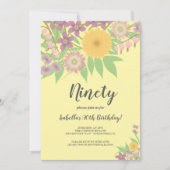 Geburtstagsfeier Einladung (Vorderseite)