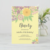 Geburtstagsfeier Einladung (Stehend Vorderseite)