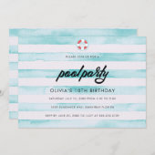 Geburtstagsfeier Einladung (Vorne/Hinten)