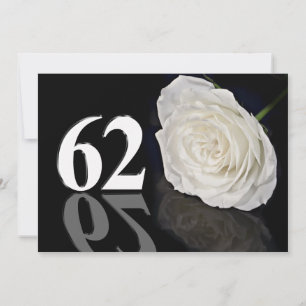 Geburtstagsfeier Einladung 62 Jahre alt