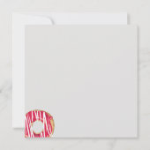 Geburtstagsfeier Einladung - Donuts Kindergeburtst (Rückseite)