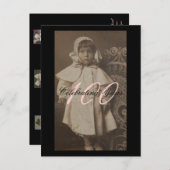 Geburtstagsfeier Einladungspostkarte (Vorne/Hinten)