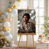 Geburtstagsfeier Foto willkommen Poster