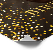 Geburtstagsfeier Foto willkommen Poster (Ecke)