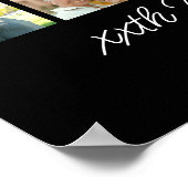 Geburtstagsfeier-Fotocollage, einfach, lustig Will Poster (Ecke)