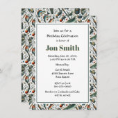 Geburtstagsfeier für das Party Fisherman Einladung (Vorne/Hinten)