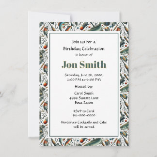 Geburtstagsfeier für das Party Fisherman Einladung