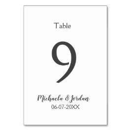 Geburtstagsfeier für Hochzeiten Tischnummer