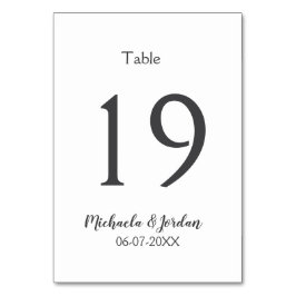 Geburtstagsfeier für Hochzeiten Tischnummer