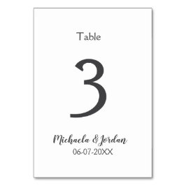 Geburtstagsfeier für Hochzeiten Tischnummer