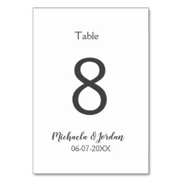 Geburtstagsfeier für Hochzeiten Tischnummer