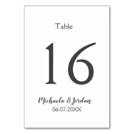 Geburtstagsfeier für Hochzeiten Tischnummer