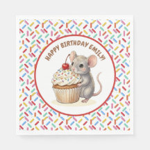 Geburtstagsfeier für Mädchen | Maus & Cupcake  
