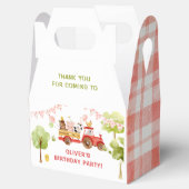 Geburtstagsfeier für Rote Landtiere Geschenkschachtel (Geöffnet)