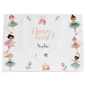 Geburtstagsfeier für Tanz & Twirl Große Geschenktüte (Vorderseite)