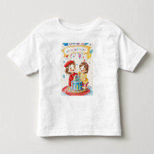 Geburtstagsfeier für Zwillinge T-Shirt (Kleinkind)